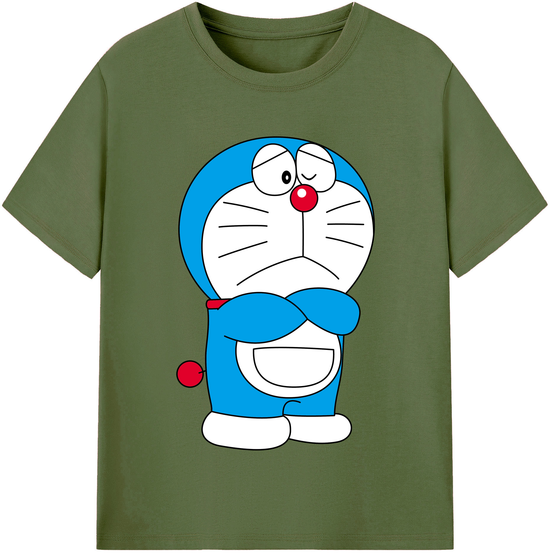 （画像用） ドラえもん Doraemon 綿100％半袖Tシャツ（フロントプリント）